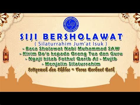 Live Istiqomah Siji Bersholawat Dan Ngaji Kitab Fathul Qorib Al Mujib