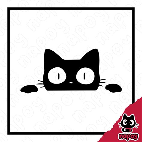 Jual Cutting Sticker Kucing Ngintip Shopee Indonesia