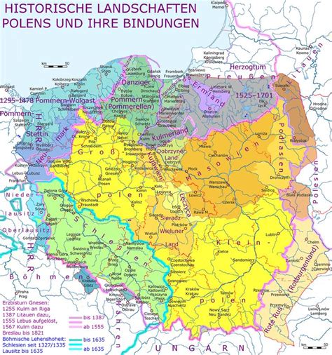 Polen Historische Regionen Geschichte Polens Wikipedia Polen