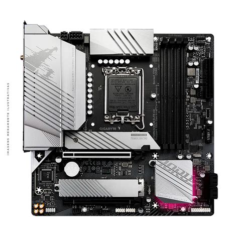 Placa M E Gigabyte Matx B M Aorus Elite Ax Rev