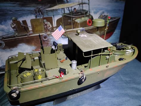 Us Navy Pbr Mkii Pibber Boat Plastic Model Military Ship Kit