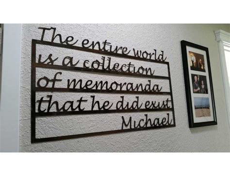 Smw0533 Custom Metal Decor Word Memorial Wall Art Sunriver Metal Works