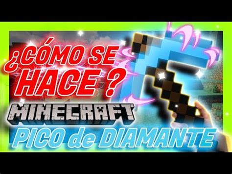 C Mo Hacer Un Pico De Diamante En Minecraft Youtube