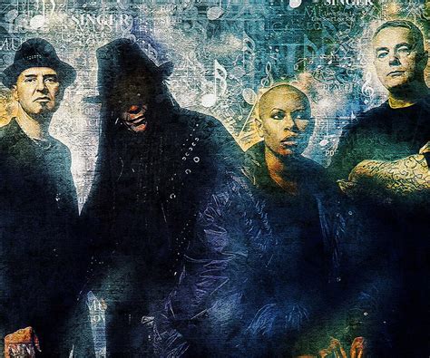 Skunk Anansie British Rock Band Skin Martin Ace Kent Richard Cass Lewis Mark Richardson Painting