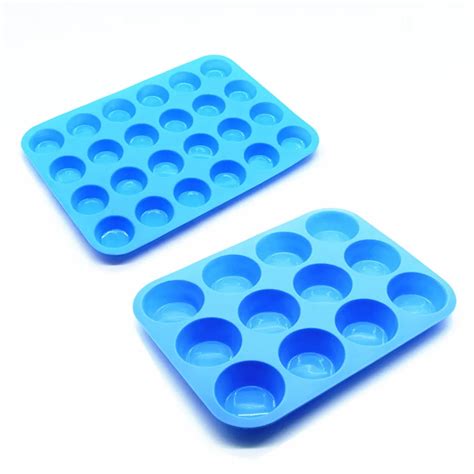 Premium Silicone Muffin Tin 100% Non-toxic Non-stick Bpa Free Bakeware ...