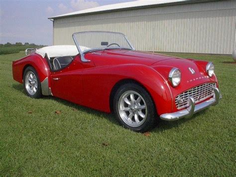 1961 TRIUMPH TR3 ROADSTER RED WITH BLACK INTERIOR Classic Triumph TR3