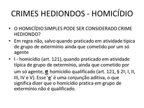 LEI 8 072 90 LEI DOS CRIMES HEDIONDOS Ppt Carregar