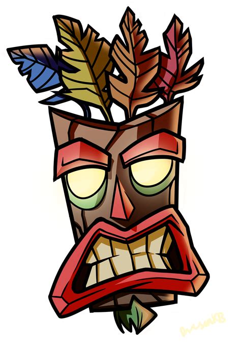 Aku Aku From Crash Bandicoot By Dresenkb On Deviantart