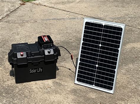 Solar Power Box With 30w Solar Panel Power Your Devices From Etsy