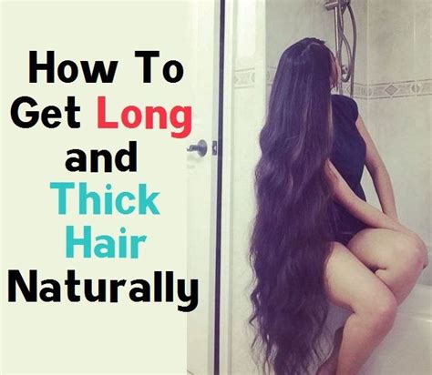 How To Get Long And Thick Hair Naturally Thicker Hair Naturally Thick