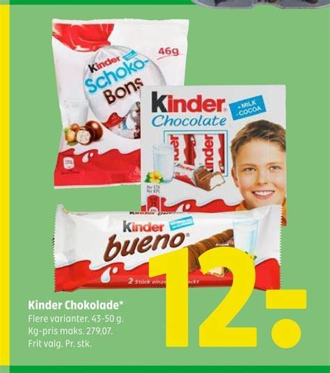 Kinder Chokolade Tilbud Hos Coop