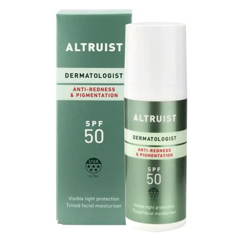 Altruist Dermatologist Anti Redness And Pigmentation Spf50 Tinted Face