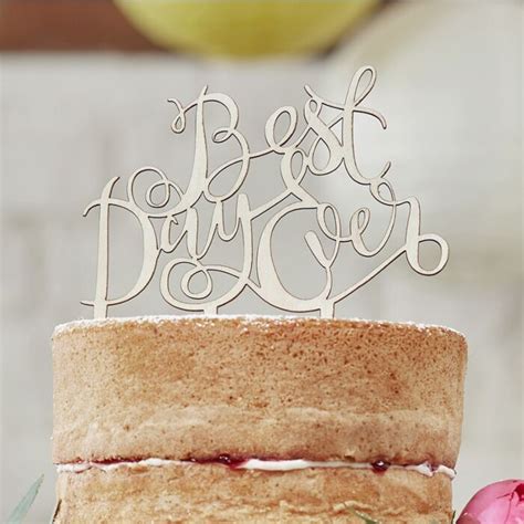 Cake Topper Best Day Ever Royaume Melazic Cupcakes Ateliers Et