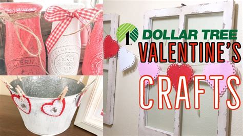 Dollar Tree Diy Farmhouse Valentine Decor Easy Valentines Crafts