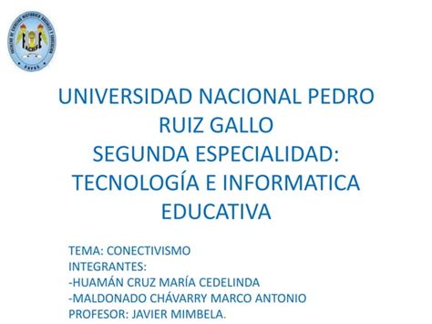 El Conectivismo PPT