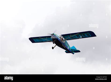 Rans S6 ESD Modified G MZEN Microlight In Flight After Take Off From