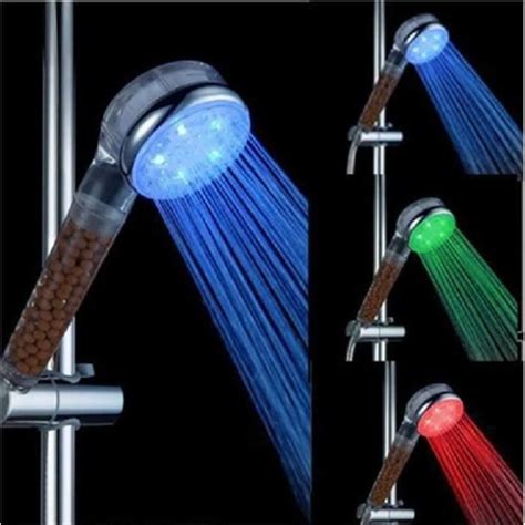 Pomme De Douche Led Pommeau Main Spa Anion Rappel Led Couleurs