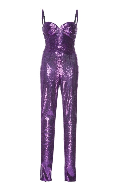 Purple Sequin Jumpsuit Dresses Images 2022