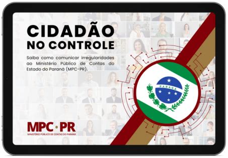 MPC PR lança cartilha Cidadão no Controle orientações sobre o