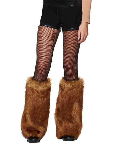 Best Cheap Spirit Halloween Brown Deer Faux Fur Leg Warmers