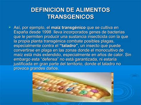 Alimentos Transgénicos Ppt