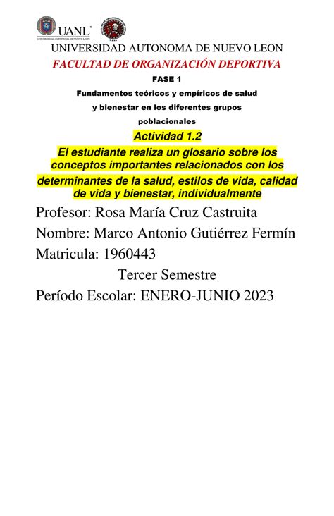 Evidencia 12 Marco Antonio Gutierrez Fermin Universidad Autonoma De Nuevo Leon Facultad De