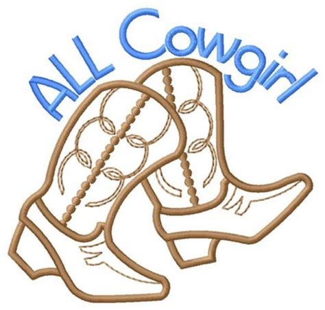 All Cowgirl Machine Embroidery Design Embroidery Library At