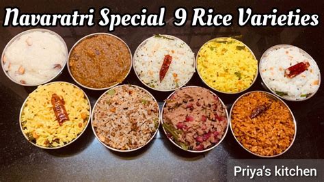 Navaratri Special 9 Rice Varieties Navaratri Prasadham Recipes