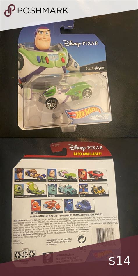 HOT Wheel Character Car Disney Pixar Cars Buzz Lightyear