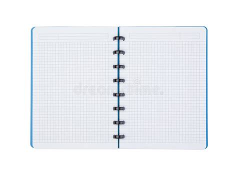 Blue Notebook Isolated On White Stock Photo Image Of Diary Office