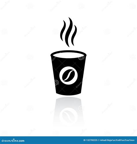 Takeaway Coffee Cup Vector Icon Stock Vector Illustration Of Cocoa