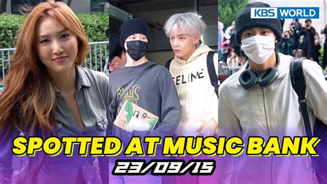 K Spotted At Music Bank V Jimin Bts Riize Hwasa And More