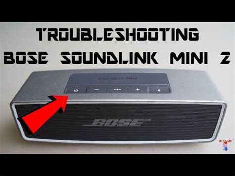 How To Fix Bose Soundlink Mini Speaker Not Charging Not Turning On