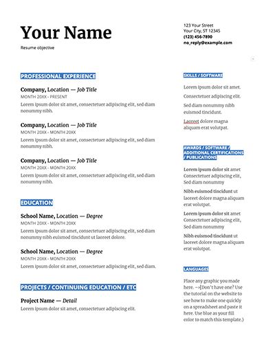 Bilingual Resume Examples Tips Templates Relearn A Language