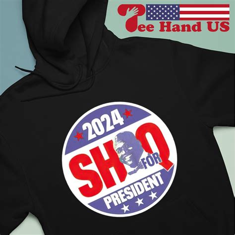 Shaquille Oneal Wearing 2024 Shaq For President Shirt