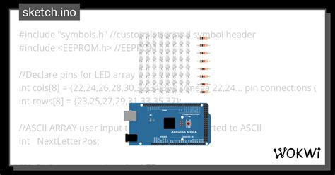 Ledmatrixpasspluss Wokwi Esp32 Stm32 Arduino Simulator