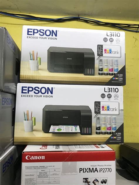 Epson l3110, Computers & Tech, Printers, Scanners & Copiers on Carousell