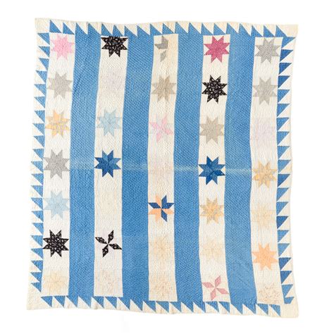 Vintage Striped Lemoyne Star Quilt Tori Jones Studio