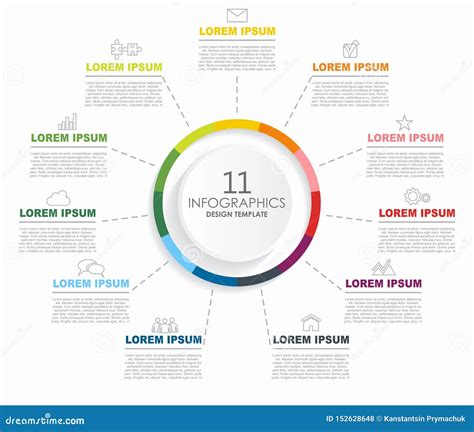 Plantilla Del Dise O De Infographic Con El Lugar Para Sus Datos