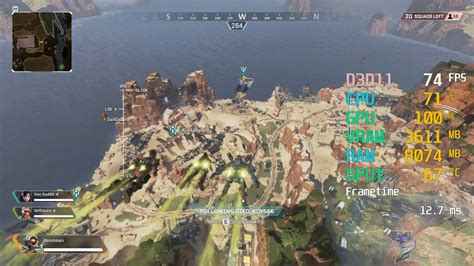 Amd Radeon Rx 570 Intel Core I3 9100f Apex Legends Fps Test Low