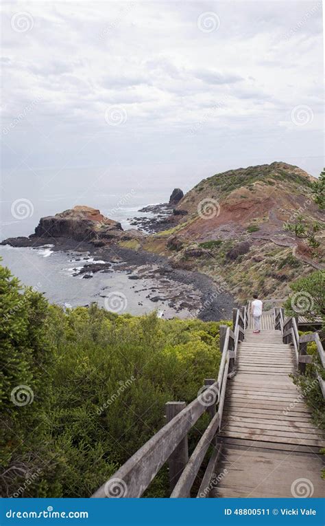 Walkway To Beach Cape Schanck Mornington Peninsula Australia