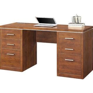 Arden Solid Oak Furniture Double Pedestal Office Pc Computer Desk Artofit