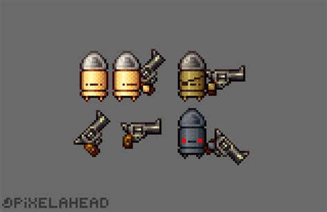 Bullet Kins - Pixel Art (Recolor) : r/EnterTheGungeon