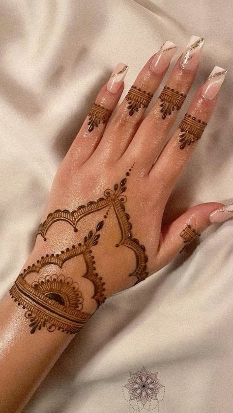 Pin By Rechal Mate On Minimal Mehendi In 2024 Henna Designs Hand