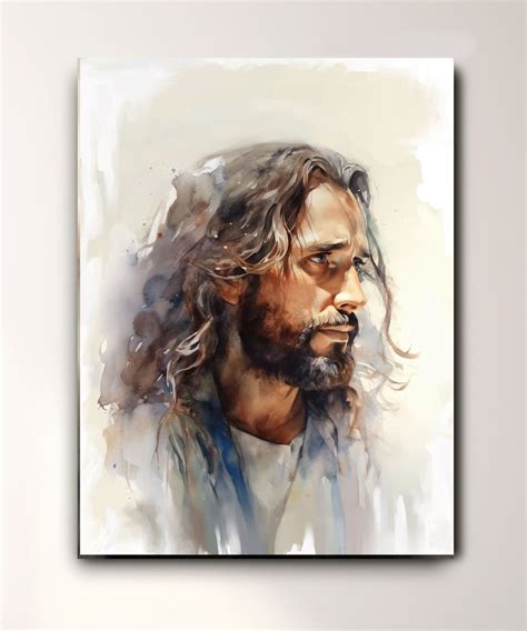 Jesus Christ Canvas Print Christian Art Lds Art Jesus Art Jesus