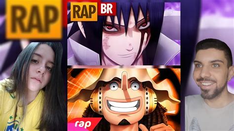 ELA REAGIU A RAP DE ANIME PELA PRIMEIRA VEZ 7 Minutoz Rap Do Usopp