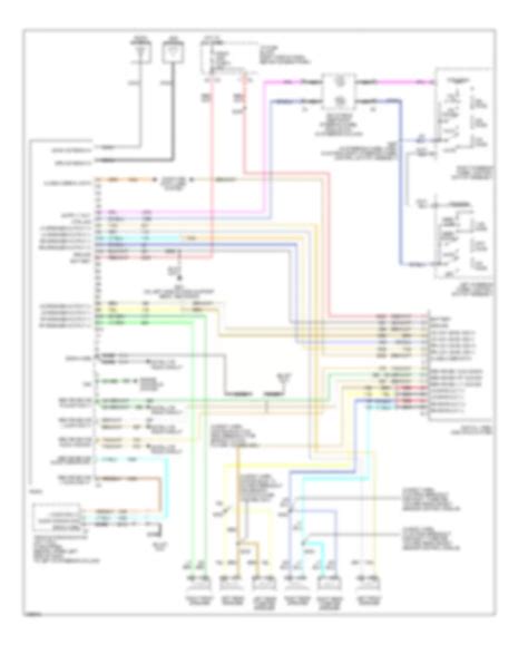 Все схемы для электропроводки Chevrolet Uplander 2006 модели Wiring Diagrams For Cars