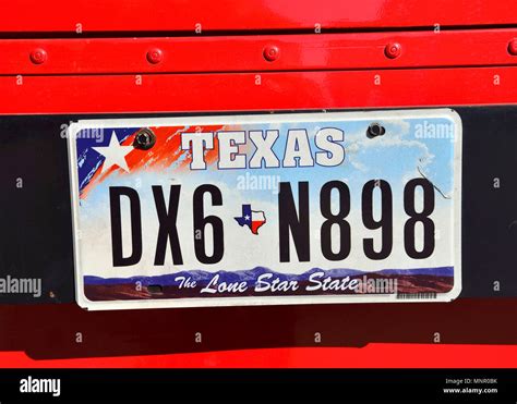 Texas License Plate Hi Res Stock Photography And Images Alamy