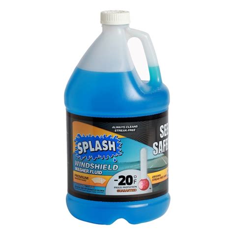 Splash 1 Gallon Windshield Washer Fluid In The Windshield Washer Fluid