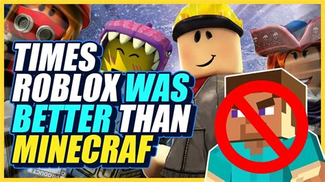 This Is Why Roblox Is Better Than Minecraft Youtube